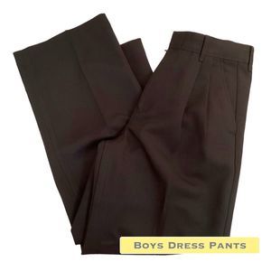 Boys Black Dress Pants, Unbranded, Waist 29”